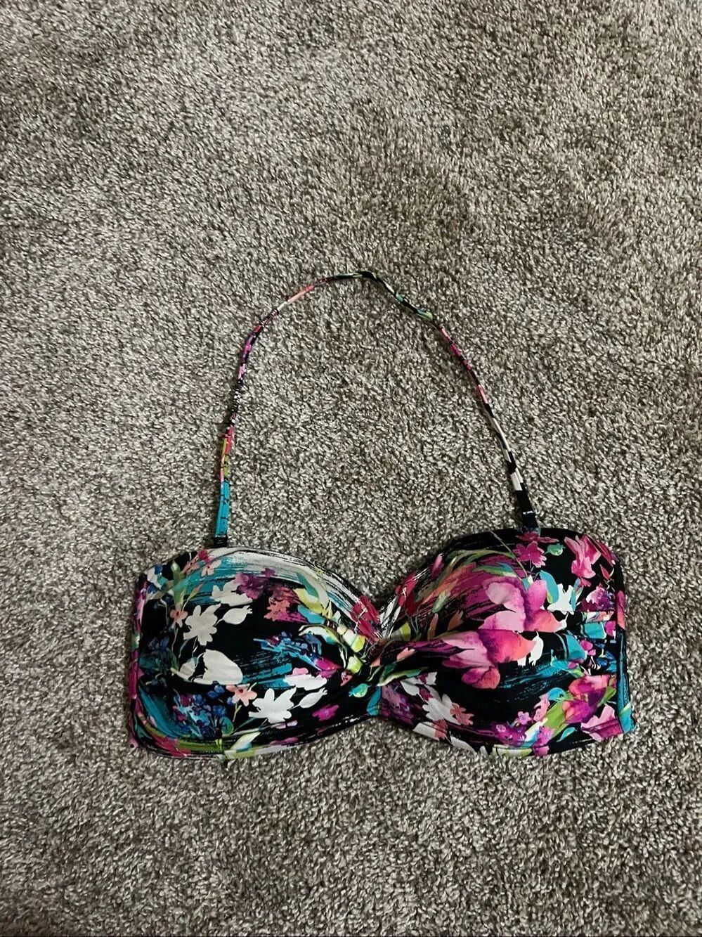 Apt. 9 Multicolored Patterned Swimsuit Top Woman’s Size XL